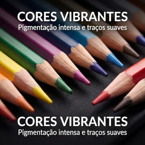 Kit Lapis de Desenho Profissional 75 Peças com Estojo Portátil, Lapis de Cor e Grafite Profissional, Sketchbook, Borrachas, Estilete e Acessórios para Artistas e Estudantes Linha Super Premium