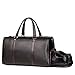 Men Leather Small Duffels Weekender Overnight Gym Business Bags For Men Travel