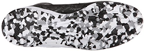 adidas Performance Men's Filthyquick 2.0 MD Football Cleat, Black/Black/White, 9.5 M US
