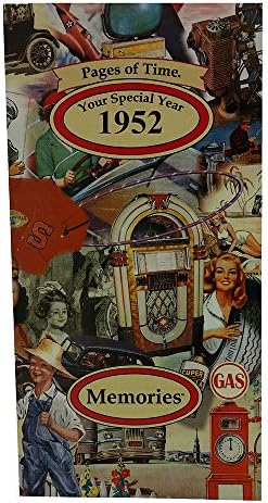 Memory Card 1952: 66th Birthday or 66th Anniversary Keepsake Commemorative Card