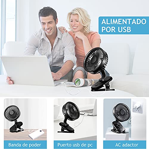 Mini-Ventilador-Portatil-Ventilador-Pequeno-Recargable-con-Bateria-de-5000-mAH-Tipo-C-3-Velocidades-Ventilador-Silencioso-USB-para-Cochecito-de-Bebe-Camping-Office-y-Hogar
