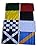 Nascar Flag - Set of 8 Racing Flags Race Nascar Signal Set - 14" X 18"
