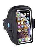 Tune Belt Model AB89 Armband for iPhone 11 Pro, X Xs 8 7 Samsung Galaxy S8 S9 S10e Sized to fit with OtterBox Defender / Large Case - For Running & Working Out - Sweat-Resistant