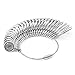 Flexzion Ring Sizer Finger Sizing Measuring Jewelry Accurate Tool Stainless Iron Metal Size US 0-13 with Gauge Set of 27 pcs Circle Models in Silver