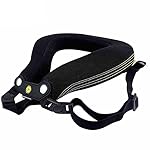 CRAZY AL'S CAN02B Motorcycle Neck Support Neck Protector Motorcycle Neck Brace Motorcycle Neck Rests Black