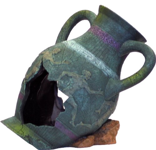Blue Ribbon EE-822 Exotic Environments Greek Vase Aquarium Ornament