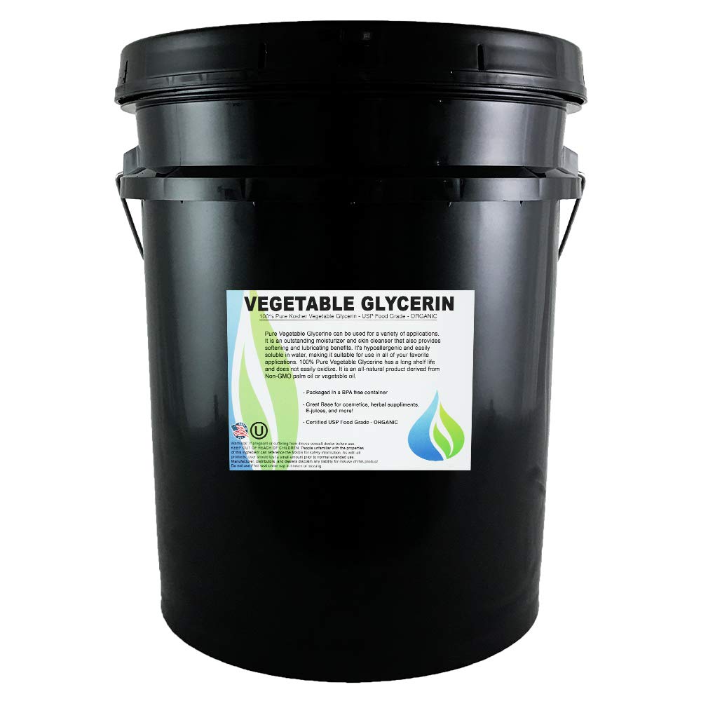 Vegetable Glycerin - 99.9% Pure - USP - (5 Gallon Pail)