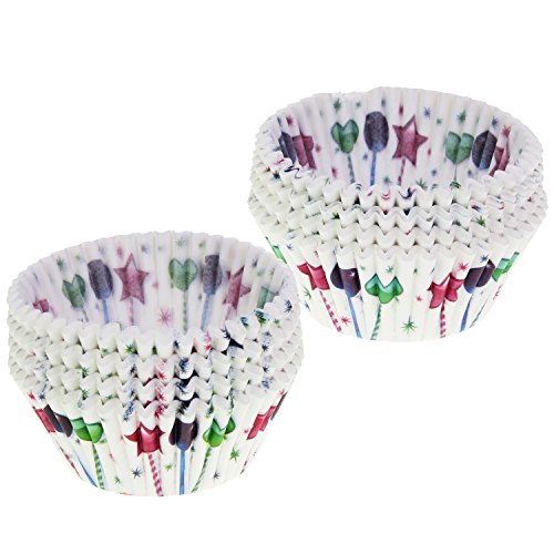 OCR Paper Baking Cups Cake Liners Cupcake Muffin Cake Wrappers 200PCS (Gift pattern)