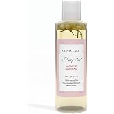 Olivia Care Jasmine Gardenia Body Oil Vegan &amp; Natural Oil For Women | Hydrating &amp; Moisturizing After Bath Oil - with VITAMIN E, K &amp; Omega Fatty Acids Reduce Dry Skin - 4 OZ