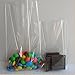 Clear Flat Cello/Cellophane Treat Bag 6x8 inch(1.2mil) Gift Basket Supplies (100 pcs)
