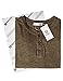 H2H Mens Stylish Fashion Casual Front Placket Basic Henley T-Shirts Brown US L/Asia XL (CMTTS0203)