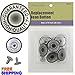 20mm GHQ Grey Silver No-sew Jean Tack Buttons w/Tool