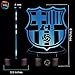 3D Optical Illusion Night Light - 7 LED Color Changing Lamp - Cool Soft Light Safe For Kids - Solution For Nightmares - Soccer Team FC Barcelona