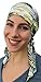 Pre Tied Head Scarf Fitted Bandana Tichel (Beach)