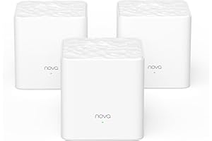 Tenda Nova Mesh WiFi System - Covers 3500 sq.ft - AC1200 Dual-Band Mesh Network for Home Internet - Parental Control - 3-Pack