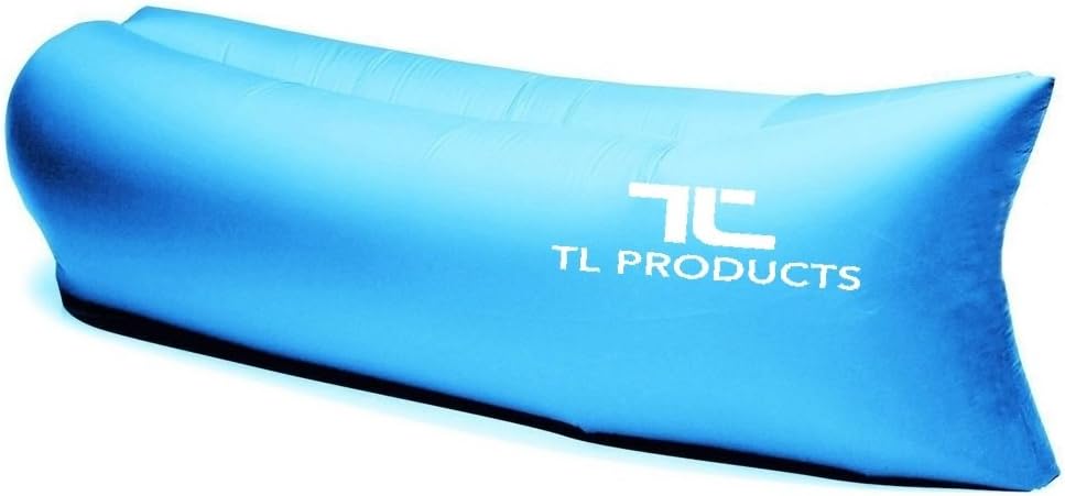 Inflatable Lounger Air Sofa for Camping, Beach or Poolpartys. HIGH QUALITY DURABLE NYLON FABRIC desinged for Outdoor or Indoor use. Waterproof Air Bag suitable for Kids, Hiking, Camping, Beach Parties and also Perfect for Travelling.