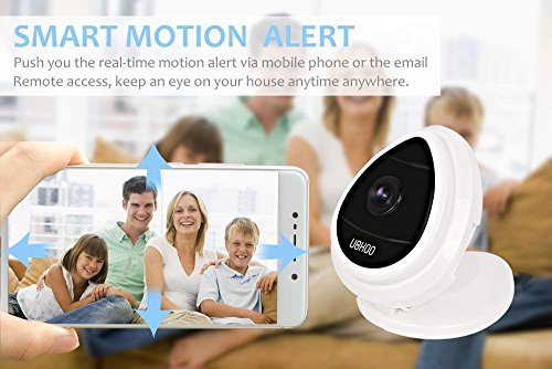 Security Camera, Night Vision 720P HD Home WiFi Wireless Security Surveillance Camera System with Motion Email Alert/Remote Monitoring and Two Way Audio