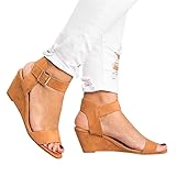 Gibobby Womens Espadrilles Sandals Wedge,Women's