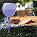 The Beach Glass - Original Floating Wine Glass - Acrylic and Shatterproof Beer, Cocktail, Drinking Cups for Pool, Beach, Camping and Outdoor Picnic Use - SINGLE 12 Ounce (Sea Green)