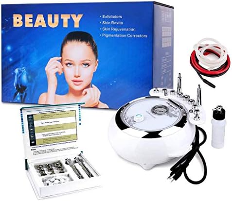 MYCZ Portable Facial Peel Vacuum Spray Machine Diamond Microdermabrasion Exfoliate Acne/Blackhead Oxygen/Anti Aging Wrinkle for Collagen Production Skin Health