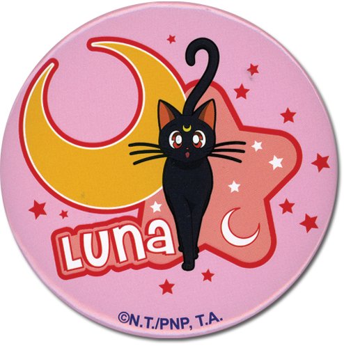 Great Eastern Entertainment Sailor Moon Luna Button, 3