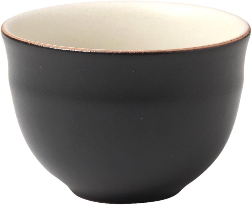 TEA SOUL Silk Road Teacup Clay 2 PCS, Ceramic, Beige, 6.7x6.7x4.5 cm