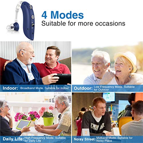 Hearing aids,Hearing amplifiers for Seniors Rechargeable with Noise