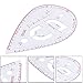 Doober Sleeve Curve Ruler Measure Plastic for Sewing Dressmaking Tailor Drawing Tool