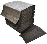 Spilfyter DB-75 Gray Universal Sorbent MRO Double Weight Absorbent Pad, 18" Length x 16" Width, Case of 100