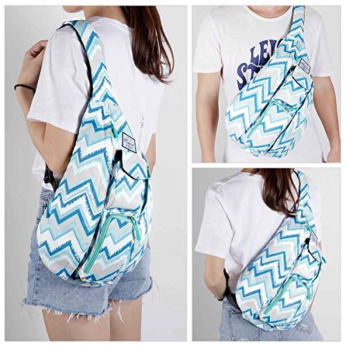 KAMO Sling Backpack - Rope Bag Crossbody Backpack Travel Multipurpose Daypacks for Men Women Lady Girl Teens - Thumbnail 5
