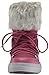 Crocs Women's Lodge Point Lace Snow Boot, Pomegranate, 9 M US