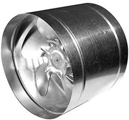 Automotive World Metal In line Duct Extractor Fan 250mm Air Flow Ventilator Industrial Fan WK250