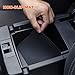 Savadicar JK Center Console Insert Organizer Storage Tray for 2011-2018 Jeep Wrangler JK JKU, Armrest Box Secondary Storage, Black