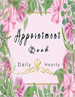 Buy Appointment Book Daily And Hourly Floral Watercolor