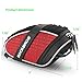 ROCKBROS Bike Saddle Bag Bicycle Seat Bag 3D Shell Saddle Bag Under Seat Cycling Seat Pack for Mountain Road Bike Bicycle Red