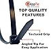Cable Ties by ZippTie | 225 pc Cable Management Kit Heavy Duty 8” White & UV Black 75lb (Zip Ties) | Includes 20 Adhesive Base Mounts and 5 Reusable ZippCro Tie Wraps