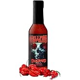 Hellfire Doomed Hot Sauce, Hottest Sauce in the World, Spiked with 6.66 Million SHU Natural Pepper Extract, Lab tested at 2.79 Million SHUs for an EXTREME HEAT Experience, 5 oz.