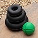Goughnuts — Dog Toys for Aggressive Chewers | Virtually Indestructible Dog Toys for Medium Breeds Such as Pit Bulls | Heavy Duty Dog Toy | Black