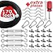 SMART RSQ The Complete String Light Hanging Kit with 170 FT Coated Stainless Steel Cable. Heavy-Duty & Easy to Install Guide Wire Globe String Light Suspension Kit for Indoor and Outdoor primary