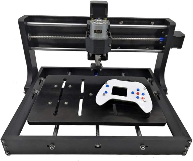 Purewords 3 Axis DIY CNC 3020 PRO Router Engraving Machine with 1.8 inch Offline Controlller, working area 300 x 200 x 45 mm PCB Wood Plastics