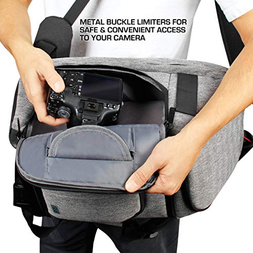 USA Gear DSLR Camera Backpack with Padded Dividers, Tripod Holder
