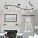 Catalina 19657-001 Benny 6 Bullet Flex Rail Track Lighting Kit, 96