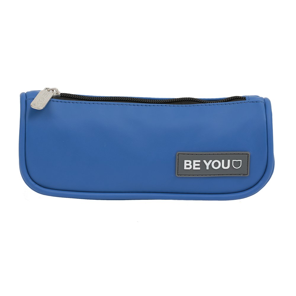 Be-U 18-19 Bustina 1 Zip Pack Cover, Blue (Solid Blu)