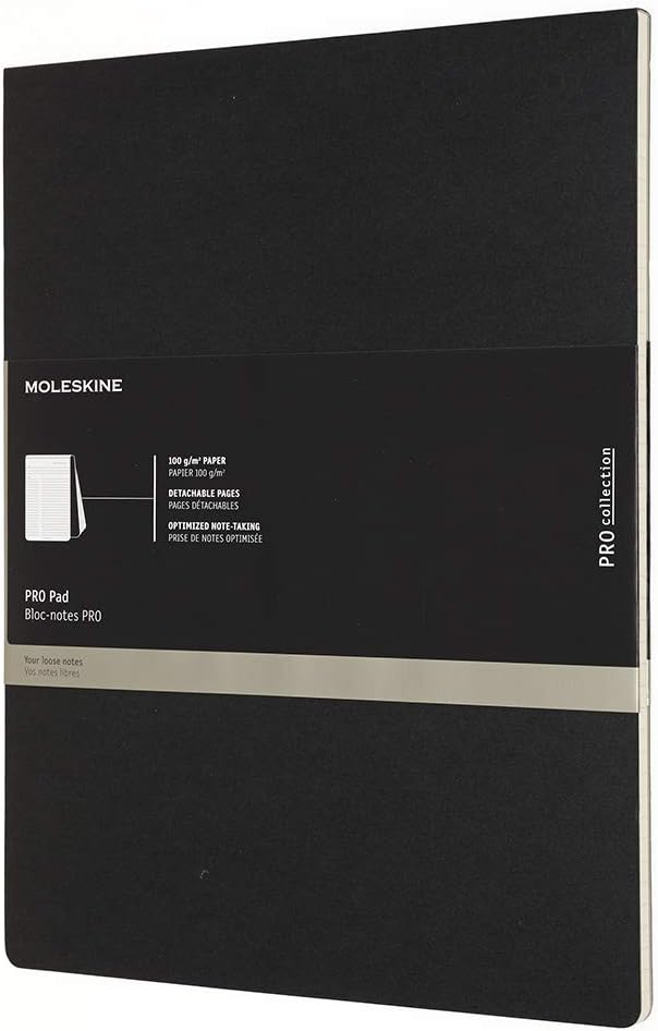 Moleskine 21.6 x 27.9 cm Letter Size Pro Collection Pad Office Notebook