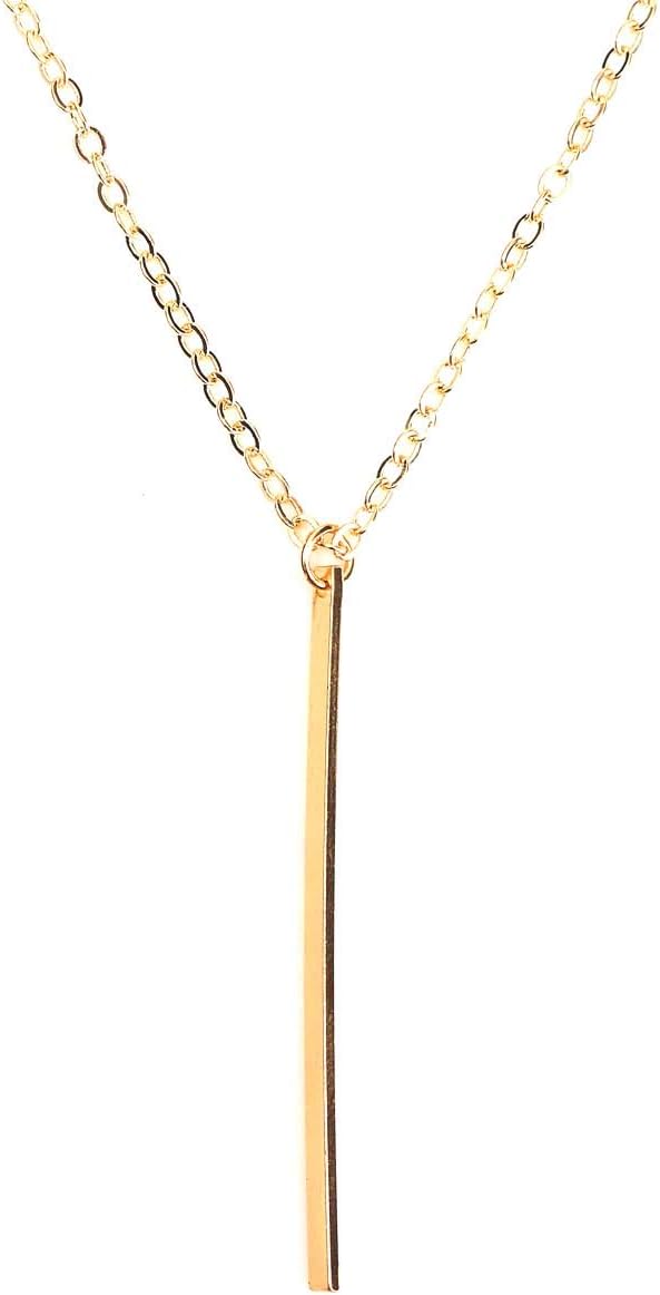 AaishwaryaStylish Bar Drop & Circle Long Pendant Necklace for Women & Girls