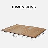 Besto Sofa Arm Tray Foldable Wood Tray Brown 37.5x25 cm Non Slip Backing view 2