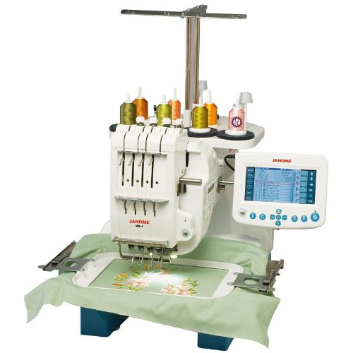 Janome MB4N 4 Needle Embroidery Machine Includes Bonus Accessories