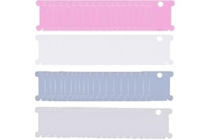 LIFULANDIAN 80 Pcs Thread Organizer, Embroidery Floss Bobbins,Embroidery Thread Organizer Plastic Embroidery Thread Cards Stitch Thread Plastic bobbins (4 Colors)