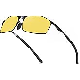 willochra Polarized Reading Sunglasses for Men Driving Running Sports Reader Square Night Vision Sun Glasses