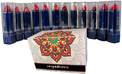 Lapiz Labial 12 Units. Assorted Colours in Gift Box. Quality German